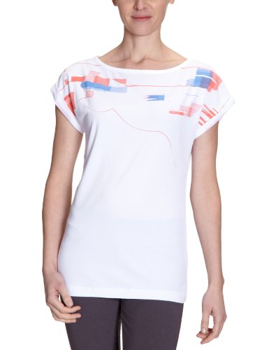PUMA Damen T-Shirt Move Graphic Roll Up, white-palace blue, XS, 507672 04 Preisvergleich