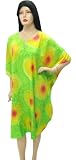 Marvelous Rangoli Printed Plus Size Kaftan Caftan Valentine's Day Gift