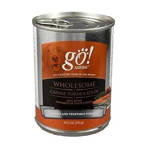 Go Natural Canned Dog Food Case Salmon
