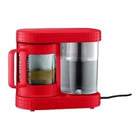 Bodum Bistro Electric French Press Coffee Maker and Tea Dripper, 4-Cup, RedBodum Bistro Electric French Press Coffee Maker and Tea Dripper, 4-Cup