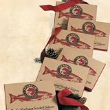 SeaBear's 6 oz Smoked Wild Sockeye Salmon 6 Pack with Crackers