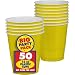Yellow 12oz Plastic Cups 50ct