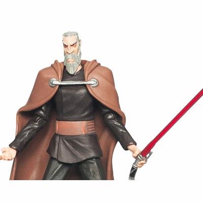 41tKFQuUSUL Star Wars The Clone Wars Animated 3 3/4 Count Dooku Action Figure