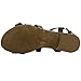 Nature Breeze Women's Slingback Ankle Buckle Open Toe Double Cross Strap Casual Sandal Shoes
