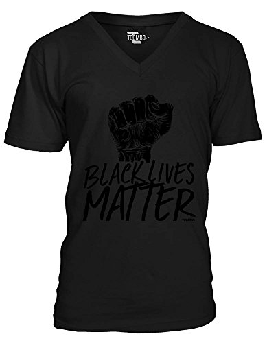 Black Lives Matter Men's V-neck T-Shirt Tee