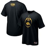 Nike Iowa Hawkeyes Black 2010 Team Issue T-shirt