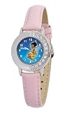 Fairies Disney Kids’ Iridessa Pink Leather Strap Watch # D643S410