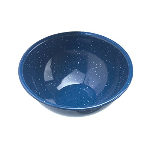 GSI Outdoors 6 inch Enameled Steel Mixing Bowl, Blue