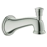 Grohe Parkfield Tub Spout with Diverter in Brushed Nickel, , [並行輸入品]