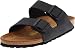 Birkenstock Unisex Arizona Sandal,Black Birko-Flor,42 M EU