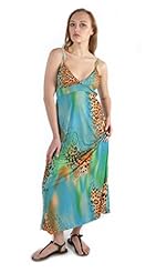 Polyester Leopard Print Maxi Dress 