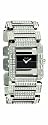 Dolce Gabbana - DW0218 - Montre Femme - Quartz Analogique - Cadran Noir et Pierres - Bracelet Acier - Pierres Blanches