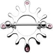 Passion Pink Gem Splash Nipple Shield