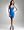 Back Cutout Shine Bodycon Dress - NAUTICAL BLUE (M/L)