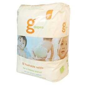 gDiapers - Plastic-Free Flushable Refills - Case of 4