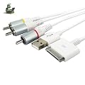 RYDGES� RMT-CAV USB und AV Cinch Audio Video Kabel f�r Apple iPod & iPhone