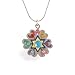 Jewelry : Star of David with Rainbow Flower Necklace from the Artazia Collection #716 JN