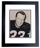 Billy Cannon Autographed LSU Tigers 8x10 Photo BLACK CUSTOM FRAME - Heisman Trophy Winner