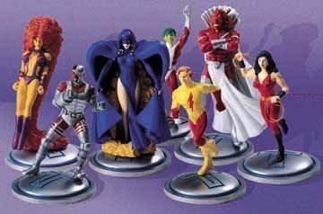  New Teen Titans PVC Set