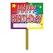 Beistle - 55911 - Happy Birthday Yard Sign - Pack of 6