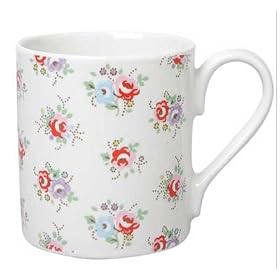 (�L���X�L�b�h�\��) Cath Kidston �e�B�[(Larch )�@�}�O�J�b�v �@�y���s�A���i�z (Tea Roses )