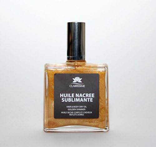 Clairissime 100Ml Huile Prodigieuse Or (Golden Shimmer) Dry Oil Shimmering Dry Oil Huile Prodigieuse Or 100ML Gold