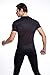 Red Plume Men's Compression Sports Fitness Armor Shirt, Men Skull T-shirt (XXL, black)