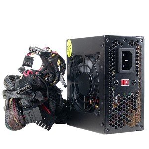 A-Power AK 420W 20+4-pin mATX Power Supply w/SATA & PCI-Express Black
