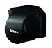 Nikon CB-N1000SA Black Leather Body Case Set for Nikon 1 V1 Digital Camera