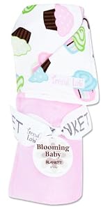 Trend Lab Receiving Blanket, Cupcake