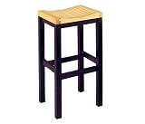 29 Black/Natural Barstool