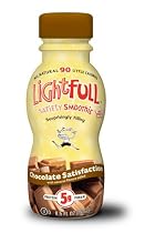 Lightfull Smoothie, Chocolate Satisfaction, 8.5-Ounce Bottles (Pack of 12)