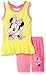 Disney Girls' 2 Piece Miss Minnie Mouse Bike Short Set