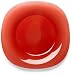 Bormioli Rocco Venezia Dinner Plates, Set of 6, Red