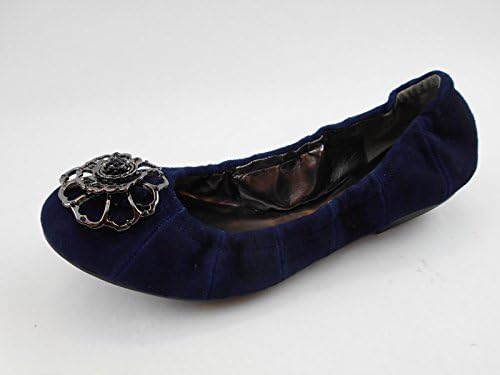 Tahari Women's Vanna Ballet Flats in Military Blue Size 6