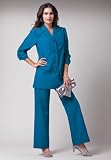 Roamans Plus Size Two-Piece Bootcut Pantsuit
