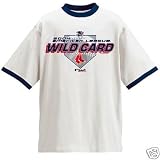 BOSTON RED SOX 2004 WORLD SERIES WILD CARD*NEW*SHIRT**L