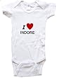 I LOVE INDORE - INDORE BABY - City Series - White, Blue or Pink Onesie / Baby T-shirt