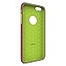 Seidio SURFACE with Metal Kickstand Case for iPhone 6 Plus/6s Plus [Slim Case] - Non-Retail Packaging - Dark Pink/Green