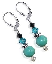 Enchanting Turquoise Long Dangle Earrings
