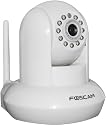 Foscam FI8910W Wireless/Wired Pan & Tilt IP/Network Camera with IR-Cut Filter for True Color Images - 8 Meter Night Vision and 3.6mm Lens (67° Viewing Angle) - White NEWEST MODEL