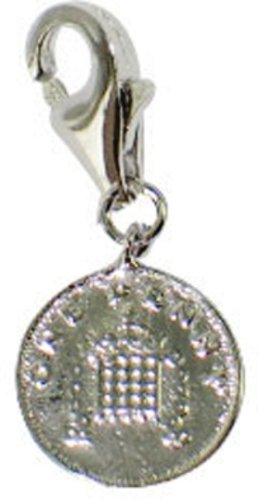 Chrysalis Sterling Silver Ladies One Penny Charm