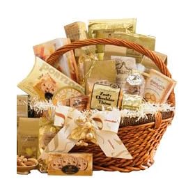 All Seasons Premium Gourmet Food Gift Basket with Smoked Salmon