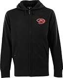 Arizona Diamondbacks Black Signature Full-Zip Fleece Hooded Sweatshirt