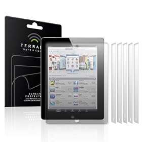 Terrapin � Anti Glare Screen Protector (6 in 1 pack) for Apple iPad 2 (2011)/ iPad 3 (2012) 9.7 inch screen