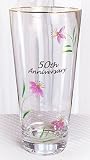 Fenton International 50th Anniversary Rose Vase, 10-Inch