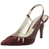 Bandolino Womens Savanah Dress Sling, Medium Grey Patent