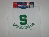 MICHIGAN STATE SPARTANS Team Logo Terry Velour Pullover BABY BIB