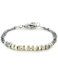 Blessed Jewelz Sterling Silver Half Fishbone Bracelet