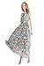 Dilanni Women's Strap Sleeveless Floral Printed Summer Maxi Bohemian Sundress
